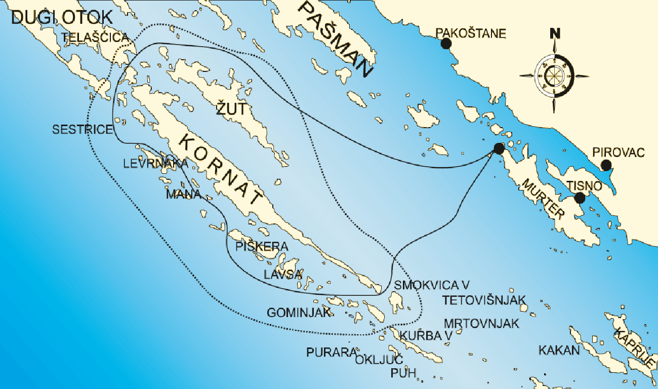 Excursion to Kornati islands