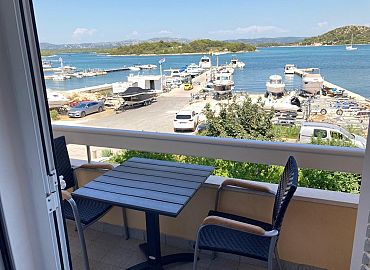 Smještaj na Murteru - Apartmani Haidi pogled s balkona